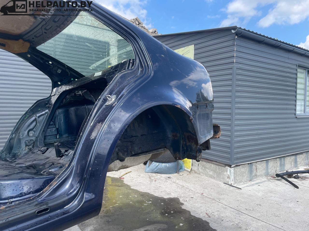 крыло заднее левое Volkswagen Jetta 4 поколение 2001, 2.0 л., AQY, бензин, МКПП, синий, седан, передний привод - фото №1