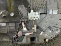 замок двери передней левой Ford Focus 2 поколение 2006, 1.6 л., HWDA, бензин, МКПП, красный, хетчбэк 5 дв., передний привод - фото №4