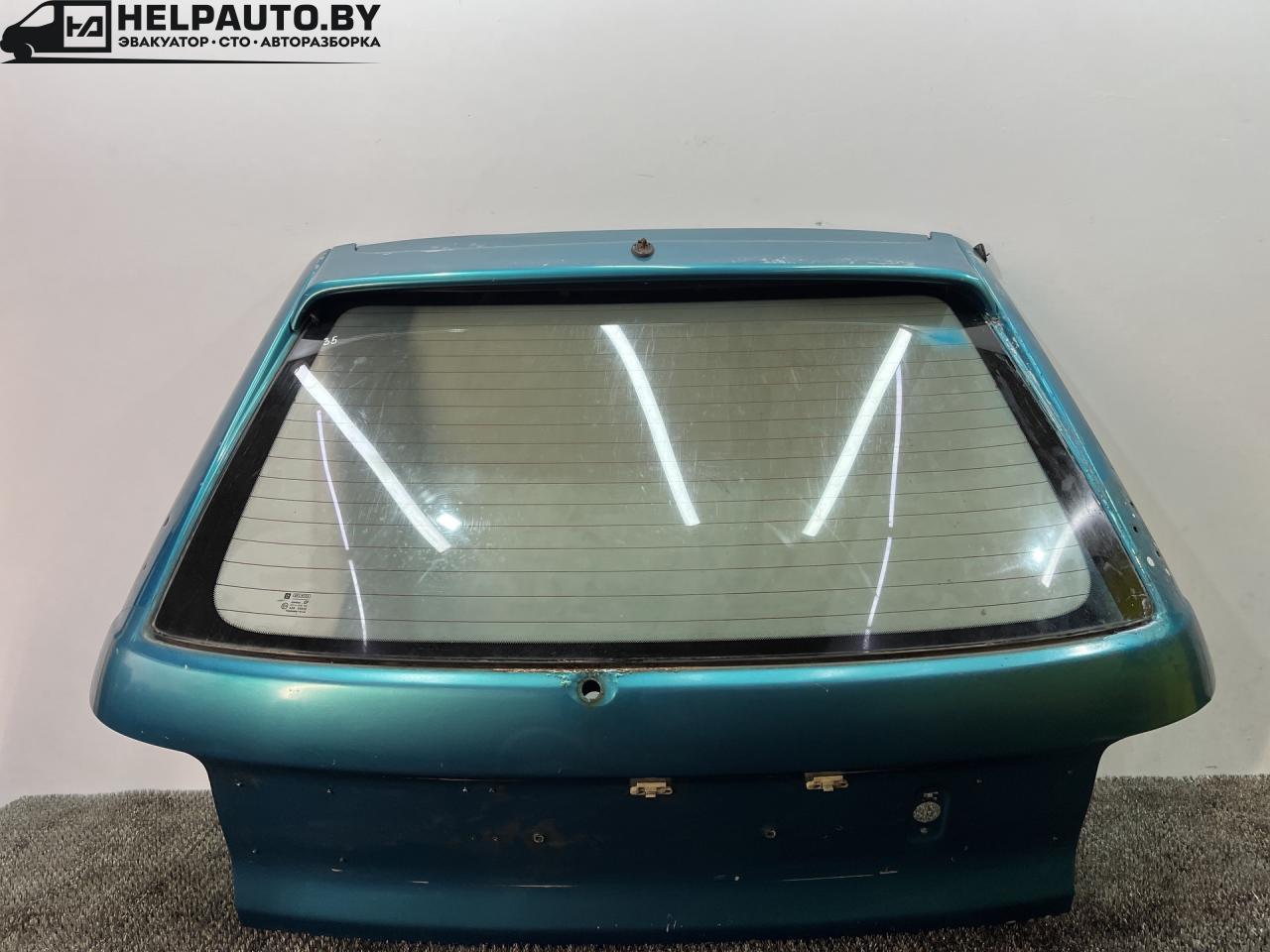 крышка багажника (дверь 3-5) Opel Astra F 1994, 1.7 л., дизель, 5МКПП, зелёный, хетчбэк 5 дв., передний привод - фото №1