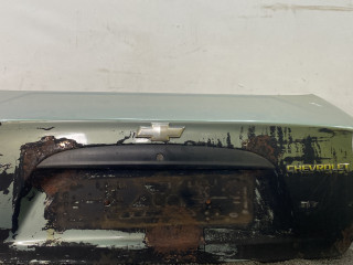 крышка багажника (дверь 3-5) Chevrolet Lanos 1 поколение 2003, 1.5 л., A15SMS, бензин, МКПП, зелёный, седан, передний привод