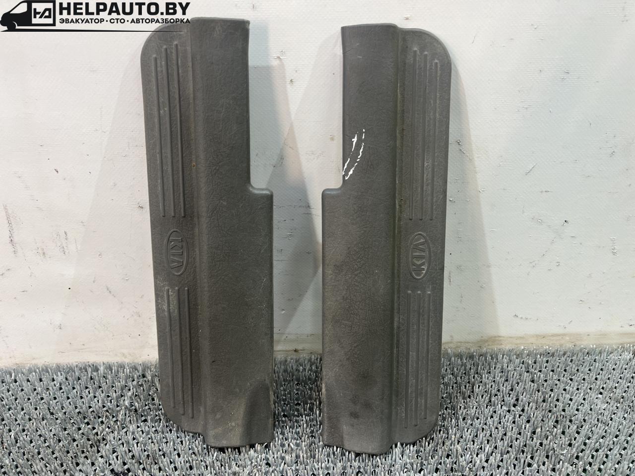 накладка на порог внутренняя Kia Shuma 1 поколение 1999, 1.5 л., бензин, МКПП, красный, хетчбэк 5 дв., передний привод - фото №1