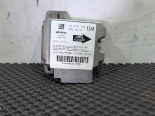 блок AirBag Opel Zafira 1 поколение (A) 2000, 2.0 л., Z 20 DTJ, дизель, МКПП, синий металлик, минивэн, передний привод, 24416704, 1923594