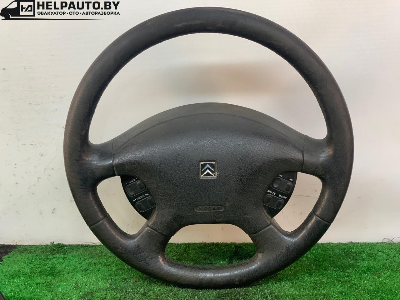 руль Citroen Xsara Picasso 1 поколение 2002, 2.0 л., бензин, МКПП, серый, передний привод - фото №1
