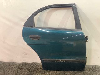 дверь задняя правая Daewoo Nubira J100 1998, 1.6 л., i, A16DMS, бензин, МКПП, зелёный металлик, хетчбэк 5 дв., передний привод