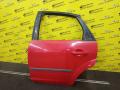 дверь задняя левая Ford Focus 2 поколение 2006, 1.6 л., HWDA, бензин, МКПП, красный, хетчбэк 5 дв., передний привод - фото №4