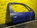 дверь передняя правая Renault Megane 1 поколение 1996, 1.6 л., K7M 702, бензин, МКПП, синий, купе, передний привод - фото №2