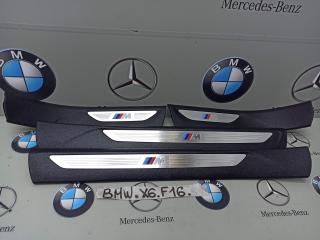 накладка на порог внутренняя BMW X6 F16 2016, 3.0 л., бензин, правый руль, 7382255, 7382256, 7382257, 7382258