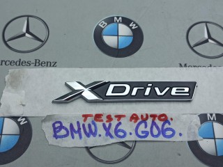 эмблема BMW X6 G06 [рестайлинг] 2023, 3.0 л., бензин, a96, полный привод