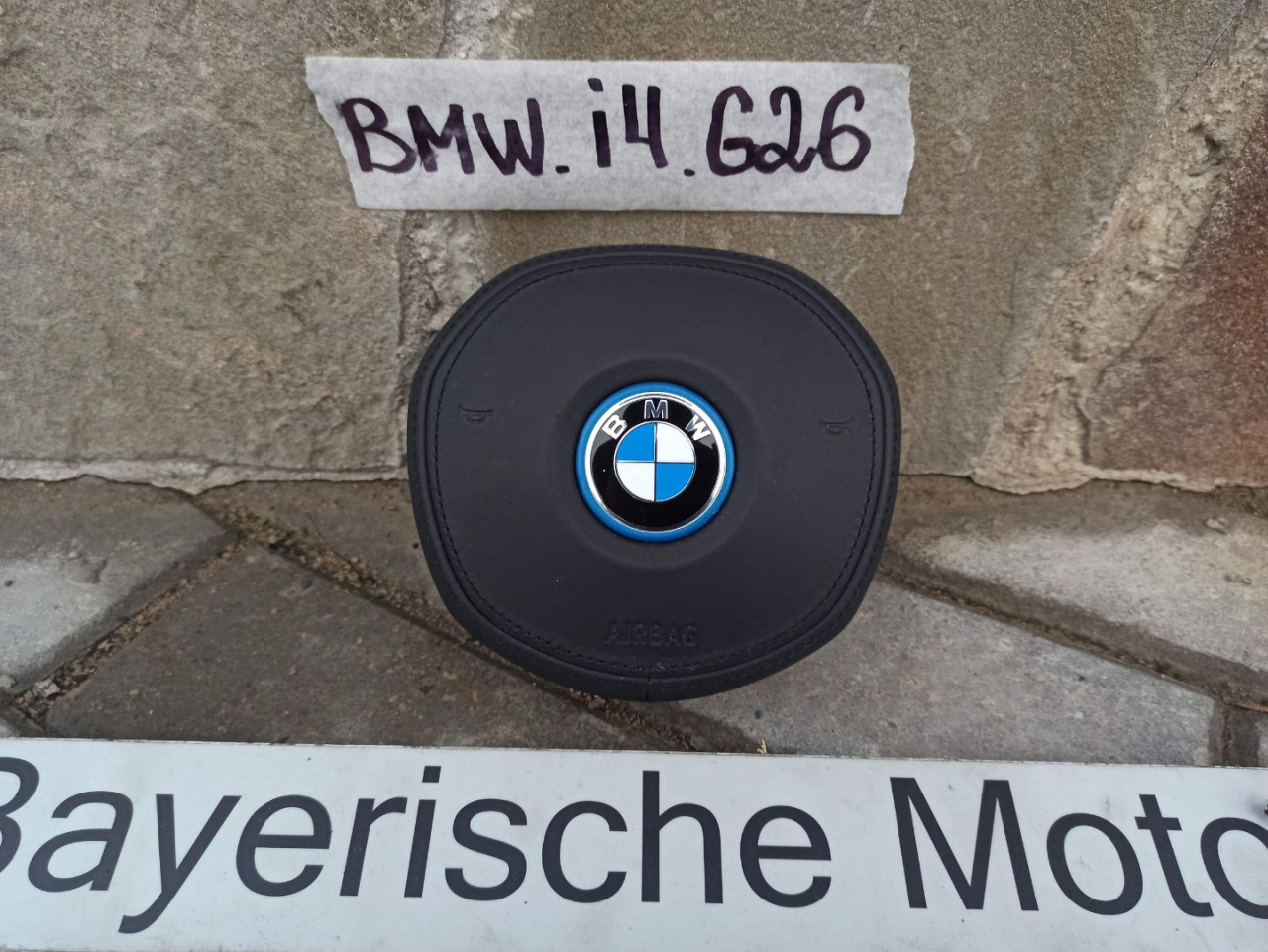 подушка безопасности водителя BMW i4 G26 2022, электро, АКПП, 5A2A203 - фото №1