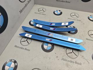 комплект накладок на пороги (внутренние) BMW X5 G05 [рестайлинг] 2023, 3.0 л., бензин, c4p, полный привод, 8069271, 8072218, 8072217