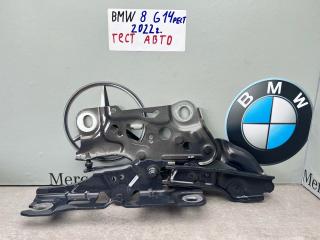петля капота левая BMW 8 серия G14/G15 [рестайлинг] 2022, 3.0 л., B58B30C, бензин, АКПП, c36, купе, 7347407
