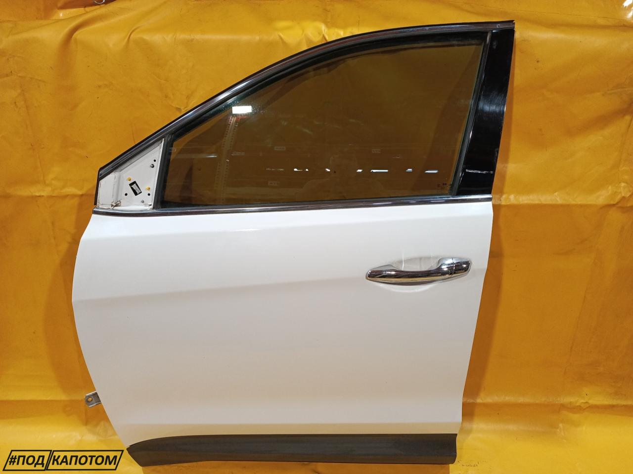 дверь передняя левая Hyundai Santa Fe 3 поколение (DM) 2013, 2.2 л., D4HB, дизель, АКПП, ncw, внедорожник 5 дв., полный привод - фото №1