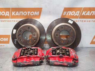 комплект тормозов Volkswagen Touareg 1 поколение 2006, 3.2 л., BMV, бензин, АКПП, z4 / c9z, внедорожник 5 дв., 7L0609721A, 7LO505436B