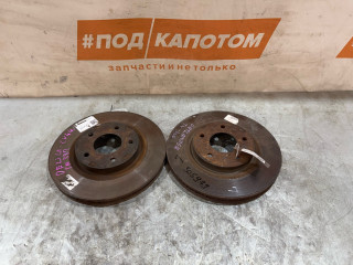 диск тормозной передний Mitsubishi Outlander 2 поколение [рестайлинг] 2011, 2.0 л., 4B11, бензин, АКПП, внедорожник 5 дв., передний привод, 4615A117