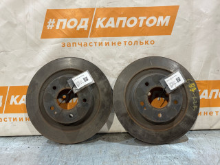 диск тормозной задний Mitsubishi Outlander 3 поколение [2-й рестайлинг] 2015, 2.0 л., 4J11, бензин, вариатор, w37a, внедорожник 5 дв., передний привод