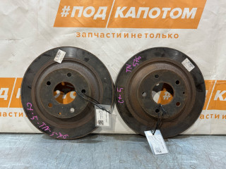 диск тормозной задний Mazda CX-5 1 поколение 2014, 2.2 л., SH-VPTS, дизель, АКПП, 34k, внедорожник 5 дв., полный привод, K01126251C