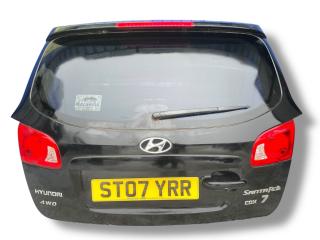 крышка багажника (дверь 3-5) Hyundai Santa Fe 2 поколение (CM) 2007, 2.2 л., D4EB, дизель, АКПП, ebony black / eb, внедорожник 5 дв., полный привод, правый руль