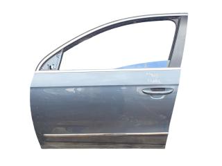 дверь передняя левая Volkswagen Passat B6 2009, 2.0 л., CBAB, дизель, 6МКПП, lslandgrau / lk7x, седан, передний привод, правый руль