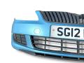 бампер передний Skoda Roomster 1 поколение [рестайлинг] 2012, 1.2 л., CGPA, бензин, 5МКПП, modra miami / lf5t, минивэн, передний привод, правый руль, 5J0807221 - фото №4