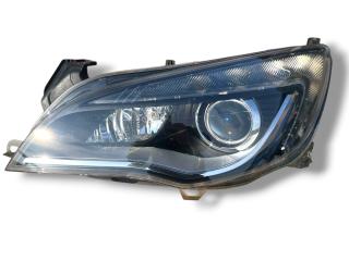 фара левая Opel Astra J 2011, 1.7 л., A 17 DTR, дизель, 6МКПП, saphirschwarz / 20r, хетчбэк 5 дв., передний привод, правый руль, 13253650, 1ZT01001201