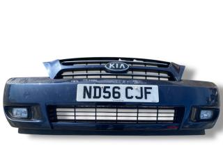 бампер передний Kia Carnival 1 поколение [рестайлинг] 2006, 2.9 л., дизель, АКПП, velvet indigo blue / k5, минивэн, передний привод, правый руль