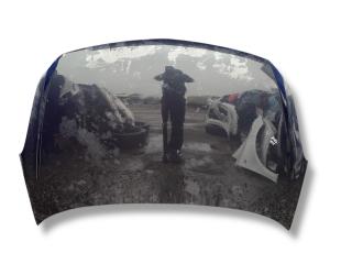 капот Opel Corsa D [рестайлинг] 2012, 1.4 л., A 14 XER, бензин, 5МКПП, graphitschwarz / 22c, хетчбэк 5 дв., передний привод, правый руль, 93189647, 95514714