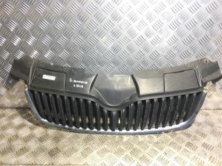 решетка радиатора Skoda Roomster 1 поколение 2006, 1.4 л., BXW, бензин, 5МКПП, capuccino beige / lf8h, минивэн, передний привод, правый руль, 5J0853124, 5J0853668A