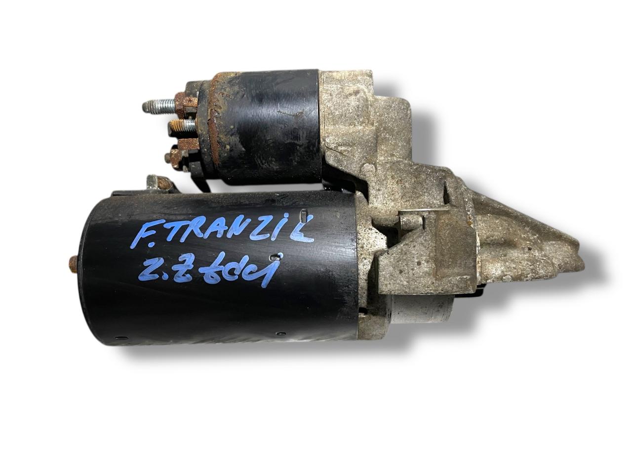 стартер Ford Transit 7 поколение 2008, 2.2 л., QVFA, дизель, 5МКПП, синий, микроавтобус, передний привод, правый руль - фото №1