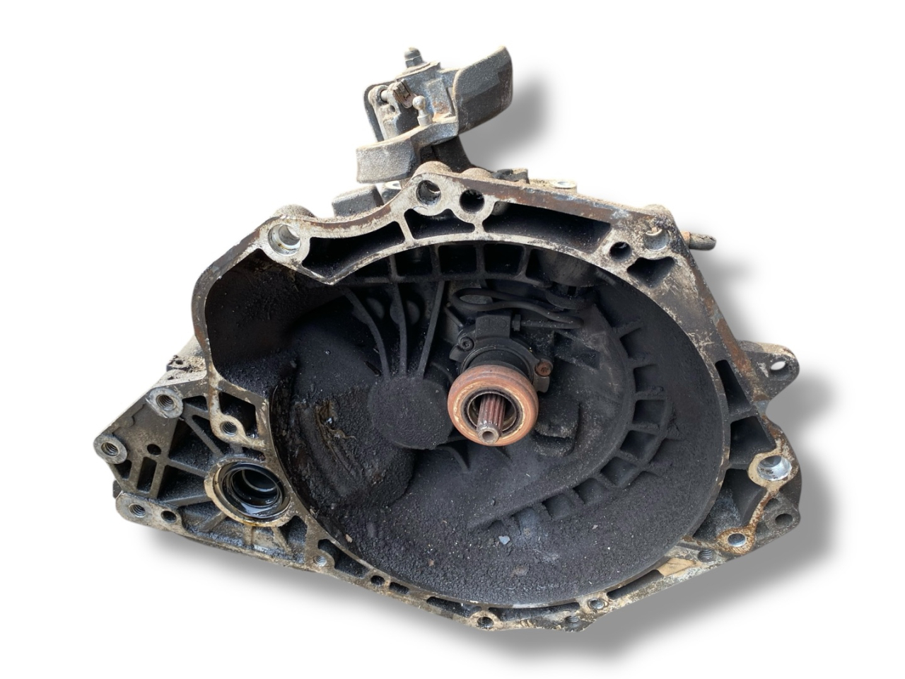 КПП механическая (МКПП) Opel Zafira 2 поколение (B) 2006, 1.6 л., Z 16 XEP, бензин, 5МКПП, saphirschwarz / 2hu, минивэн, передний привод, правый руль, F17C419 - фото №1