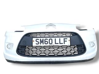 бампер передний Citroen C3 2 поколение 2010, 1.4 л., 8HR (DV4C), дизель, 5МКПП, blanc banquise / ewp, хетчбэк 5 дв., передний привод, правый руль