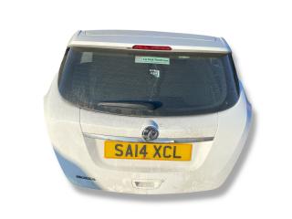 крышка багажника (дверь 3-5) Opel Mokka 1 поколение 2014, 1.6 л., A 16 XER, бензин, 5МКПП, schneeweiss / gaz, внедорожник 5 дв., передний привод, правый руль, 25981261, 95261589