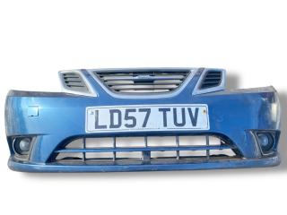 бампер передний Saab 9-3 2 поколение [рестайлинг] 2008, 1.9 л., Z 19 DT, дизель, 6МКПП, fusion blue / 5ou, седан, передний привод, правый руль, 12769741