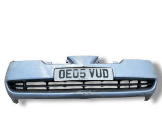 бампер передний Nissan Primera P12 2005, 1.8 л., QG18DE, бензин, 5МКПП, ice blue / b22, лифтбэк, передний привод, правый руль