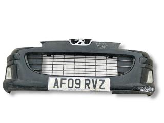 бампер передний Peugeot 407 1 поколение [рестайлинг] 2009, 2.0 л., RHR (DW10BTED4), дизель, 6МКПП, noir perla nera / ktv, универсал, передний привод, правый руль