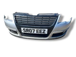 бампер передний Volkswagen Passat B6 2006, 2.0 л., BKP, дизель, 6МКПП, prata reflex / la7w, седан, передний привод, правый руль