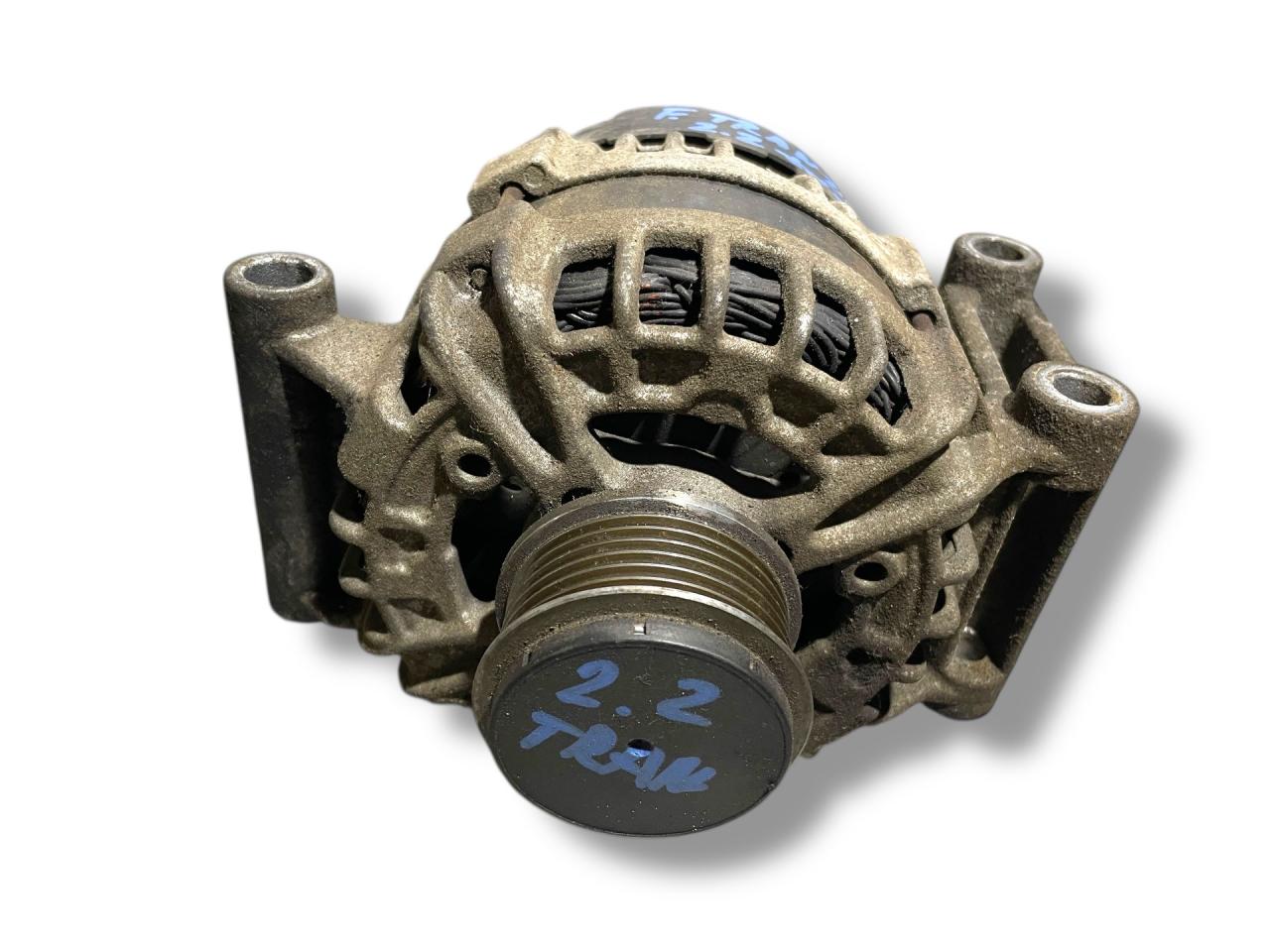 генератор Ford Transit 7 поколение 2008, 2.2 л., QVFA, дизель, 5МКПП, синий, микроавтобус, передний привод, правый руль, LRA02977 - фото №1