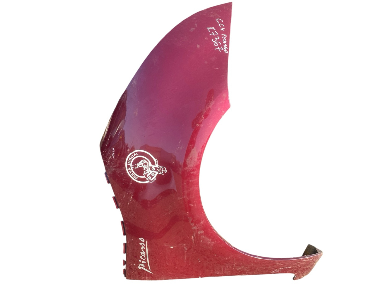 крыло переднее правое Citroen C4 Grand Picasso 1 поколение 2008, 1.8 л., 6FY (EW7A), бензин, 5МКПП, burlat / khl, минивэн, передний привод, правый руль, 9652990780 - фото №1