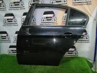 дверь задняя левая BMW 3 серия E90/E91 [рестайлинг] E90 2009, 2.0 л., N47 D20 A, дизель, 6МКПП, black-sapphire metallic (475), седан, задний привод, правый руль