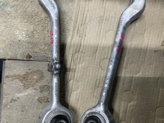 рычаг подвески BMW 3 серия E90/E91/E92/E93 E90 2007, 3.0 л., N54 B30 A, бензин, АКПП, sparkling-graphit (a22), седан, задний привод, правый руль, 31126763699, 31126763700