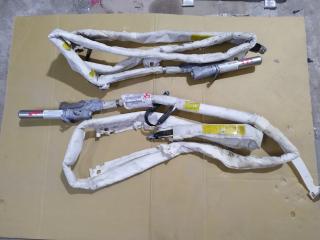 подушка безопасности боковая (шторка) BMW 7 серия E65/E66/E67 [рестайлинг] E65 2005, 3.9 л., M67 D39 (398D1), дизель, АКПП, black-sapphire metallic (475), седан, 72127011013, 72127011014