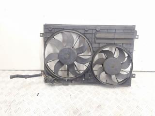 вентилятор радиатора Audi A3 8P [рестайлинг] 2006, 2.0 л., TDi PD, BKD, дизель, 6МКПП, красный, хетчбэк 3 дв., полный привод, правый руль, 1K0121207A