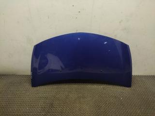 капот Renault Clio 3 поколение [рестайлинг] 2010, 1.2 л., i, D4F 740, бензин, 5МКПП, синий, хетчбэк 5 дв., передний привод, правый руль, 7751476113