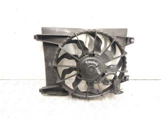 вентилятор радиатора Hyundai Santa Fe 2 поколение (CM) CM 2006, 2.2 л., CRDi, D4EB, дизель, АКПП, ebony black / eb, внедорожник 5 дв., полный привод, правый руль, 97730-2B200