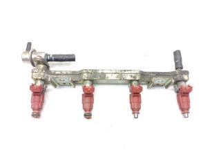 форсунка Nissan Almera N16 2002, 1.5 л., i, QG15DE, бензин, 5МКПП, серебро, хетчбэк 5 дв., передний привод, правый руль, 166009F600, 0280155940