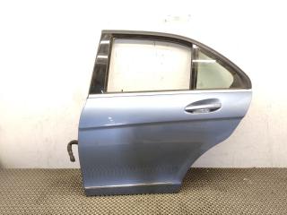 дверь задняя левая Mercedes-Benz C-Класс W204/S204/C204 [рестайлинг] W204 2011, 2.1 л., CDi, OM 651.911, дизель, 6МКПП, indigolithblau / 230, седан, задний привод, правый руль, A2047300105, A2047302100