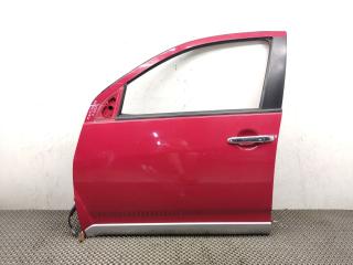 дверь передняя левая Mitsubishi Outlander 2 поколение CW 2007, 2.0 л., DiD, BSY, дизель, 6МКПП, red / p23a, внедорожник 5 дв., полный привод, правый руль, 5700A277