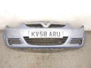 бампер передний Opel Corsa D 2008, 1.3 л., CDTi, Z 13 DTJ, дизель, 5МКПП, голубой, хетчбэк 5 дв., передний привод, правый руль, 13211462