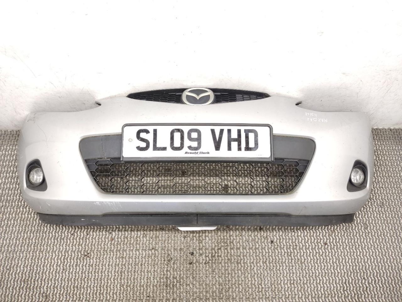 бампер передний Mazda 2 DE 2009, 1.3 л., i, ZJ-VE, бензин, 5МКПП, sunlight silver / 22v, хетчбэк 3 дв., передний привод, правый руль, D651-50031 - фото №1