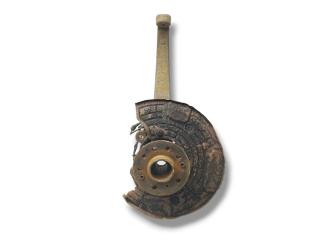 кулак поворотный правый Mercedes-Benz R-Класс W251 2006, 3.0 л., CDi, OM 642.950, дизель, АКПП, iridiumsilber / 775, минивэн, полный привод, правый руль, A2513301420, A2513300820