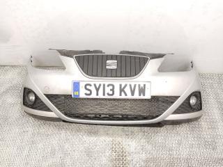бампер передний SEAT Ibiza 4 поколение 6J 2012, 1.2 л., TDi, CFWA, дизель, 5МКПП, ice silver / lx7w, универсал, передний привод, правый руль, 6J0807217H